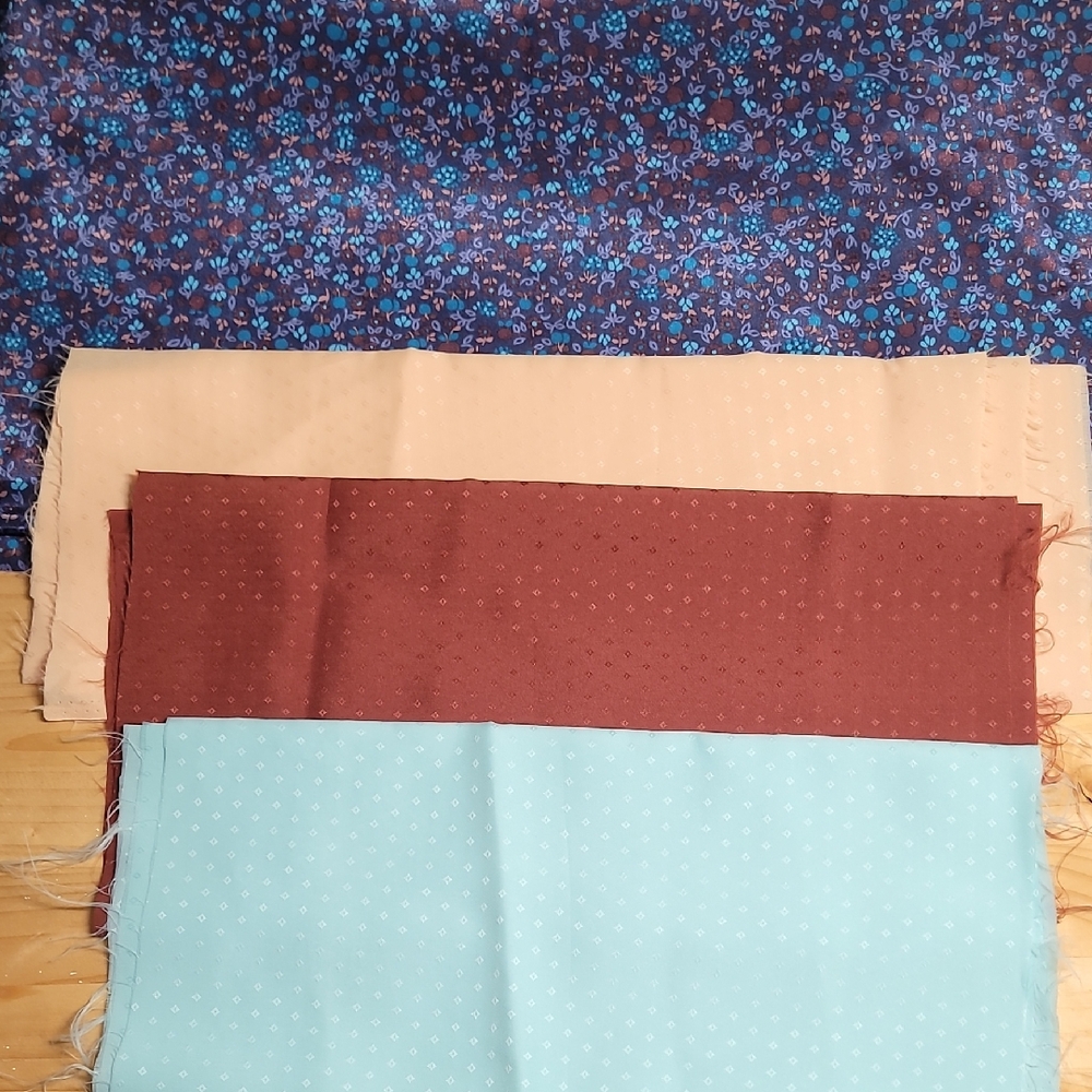 Floral and Polka Dot Fabric Bundle